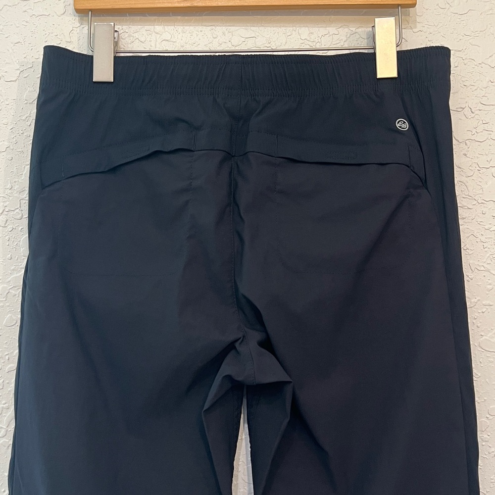 Eddie Bauer First Ascent Black Lightweight Pull-On Hiking Jogger Pants Size 8 - Picture 4 of 12